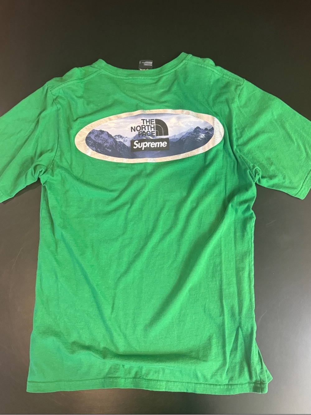 The North Face Bright Green Logo Short Sleeve Tee - Men's